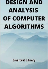 خرید و قیمت دانلود کتاب Design and Analysis of Computer Algorithms 2020 ...