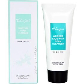 تصویر فوم شستشوی صورت کره ای آبرسان و ضد جوش الوجای Elujai Moisture Foam Cleanser 