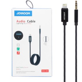 تصویر کابل AUX آِیفونی joyrom مدل GAC-363 joyrom GAC-363 Lightning to 3.5 AUX Audio Cable