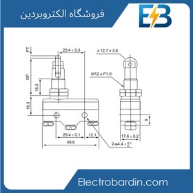 تصویر میکروسوئیچ سه پیچ 