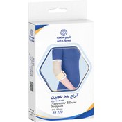 تصویر آرنج بند نئوپرن طب و صنعت کد ۳۸۱۲۰ با پد سه لایه 