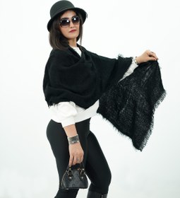 تصویر شال هانی - قهوه ای 