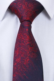 تصویر کراوات مردانه طرح دار | Esgue ESG115KRM1145 