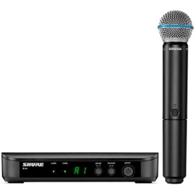 تصویر میکروفن بیسیم اورجینال SHURE_BLX24_BETA58 SHURE BLX 24 BETA 58 WIRELESS MICROPHONE