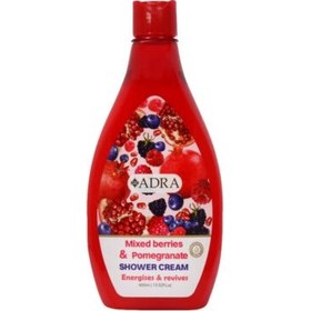 تصویر شامپو بدن کرمی توت وحشی و انار آدرا 400 میلی لیتر Adra Mix Berries And Pomegranate Shower Gel 400 ml