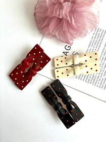 تصویر گیره انبری پاپیون خال خالی 