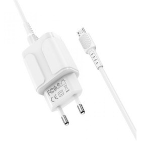 تصویر شارژر دیواری بروفون مدل BA37A به همراه کابل Borofone BA37A Wall Charger And Type-C Cable