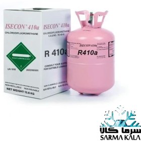 تصویر گاز مبرد 11.3 کیلویی R410a ایسکون (isecon) 