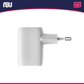 تصویر شارژر دیواری بلکین مدل WCH002vf توان 60 وات Belkin WCH002vf BoostCharge 60W USB-C PD GaN Wall Charger