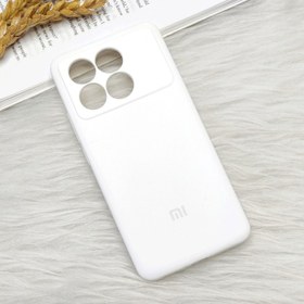 تصویر قاب سیلیکونی اورجینال محافظ لنزدار Xiaomi Poco X6 Pro - فیروزه ای 