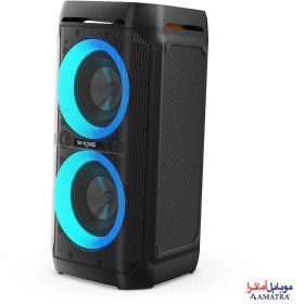 تصویر اسپیکر بلوتوثی قابل حمل دبلیو کینگ مدل W-KING T11 با رقص نور W-KING T11 Portable Bluetooth Speaker