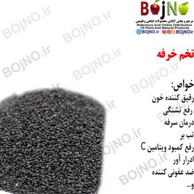 تصویر تخم خرفه 100گرمی 