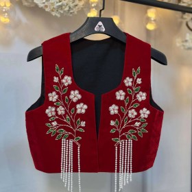 تصویر سخمه یلدایی گل سفید آویزدار 