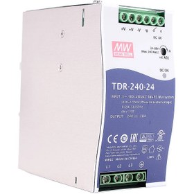 تصویر منبع تغذیه 24 ولت 10 آمپر مینول مدل TDR-240-24 ا TDR-240-24 TDR-240-24