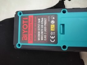 تصویر متر لیزری 120 متر بیوتی مدل E120 BIYOTI E120 laser meter E120 BIYOTI E120 laser meter