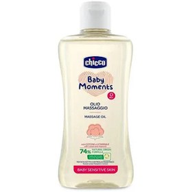 تصویر روغن ماساژ 200 میل با 74% فرمول طبیعی چیكو Chicco baby body oil code:10242