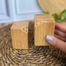 تصویر نمکدان جفتی بامبو کد ۶۳۱