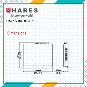 تصویر دستگاه AHD مدل HS-XVR4101-L5 HS-XVR4101-L5