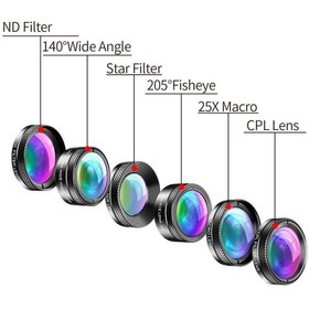 تصویر لنز کلیپسی موبایل مدل APL-DG6 اپیکسل APEXEL 