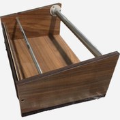 تصویر سلفون کش چوبی رو میزی مدل بزرگ 1000 متری SSLF02-1000M جا سلفون چوبی 