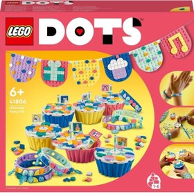 تصویر ® DOTS Fabulous Party Set 41806 - Creative DIY Decoration Set for Children (1154 Pieces) لگو اورجینال LEGO 41806 