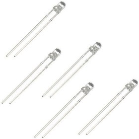 تصویر LED لیزری هایبرایت صورتی سایز 3mm (پرنور) 5عددی 