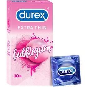 تصویر کاندوم دورکس مدل اکسترا تین Durex Extra Thin Bubblegum