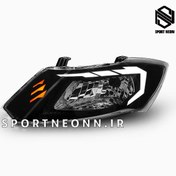 تصویر چراغ جلو اسپرت سایپا مدل T مناسب ساینا و کوئیک 