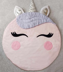 تصویر قالیچه اتاق کودک و تشک بازی طرح تک شاخ - ارسال رایگان unicorn baby play mat