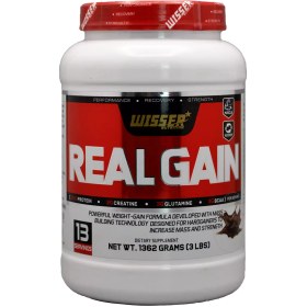 تصویر پودر رئال گین ویثرنوتریشن طعم شکلاتی 1362 گرم Wisser Real Gain Supplements 1362 g