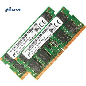 تصویر رم لپ تاپ DDR4 دوکاناله 2666 مگاهرتز CL19 میکرون مدل 2166V ظرفیت 16 گیگابایت 