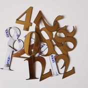 تصویر اعداد ساعت لاتین - دیجی رزین 