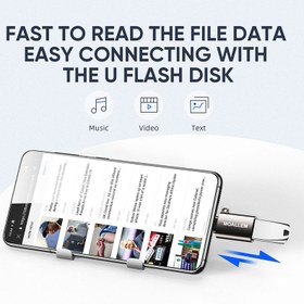 تصویر مبدل او تی جی OTG Type-C سامسونگ Galaxy M11 