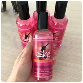 تصویر بادی اسپلش فان شی She fun body mist Women