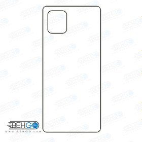 تصویر برچسب پشت نوت 10 لایت سامسونگ محافظ پشت رنگی و اکلیلی گوشی Samsung Galaxy Note 10 lite Back Protector 
