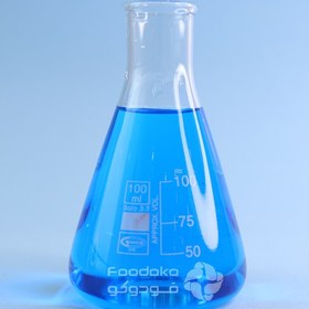 تصویر رنگ مایع آبی Liquid Blue Artificial Color