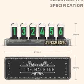 تصویر ساعت رو میزی حبابی از برند لاکچری ELEKSMAKER Bubble table clock from the luxury brand ELEKSMAKER