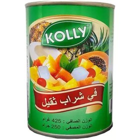 تصویر کمپوت مخلوط چند میوه 425 گرمی Kolly کولی اورجینال تایلند(انقضا یک ماه) 