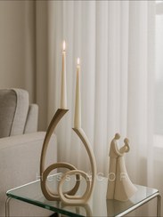 تصویر ست مجسمه و شمعدان ولنتاین 