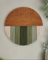 تصویر بومریس گرد مکرومه macrame