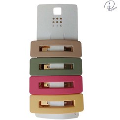 تصویر سنجاق سر تق تقی مدل مستطیلی سیکس Six مجموعه 4عددی 