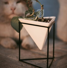 تصویر گلدان سرامیکی رز 