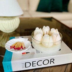 تصویر جار شمع لاله 