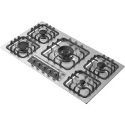 تصویر اجاق گاز 5 شعله صفحه ای استیل گرویتی مدل G952 