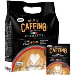 تصویر قهوه فوری کافینو مدل کافه لاته کم‌ شکر–بسته ۲۰ عددی Cafino Instant Coffee – Café Latte Low Sugar (20 Sachets)