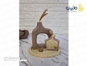 تصویر ست دکوری سنگی رومیزی طرح همدم 20300 