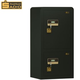 تصویر گاوصندوق دوطبقه ضدسرقت و نسوز 