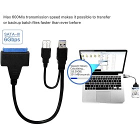 تصویر کابل تبدیل SATA به USB 3.0 مدل 339U3 مبدل