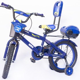 تصویر دوچرخه شهری پورت لاین مدل چیچک سایز 16 آبی 