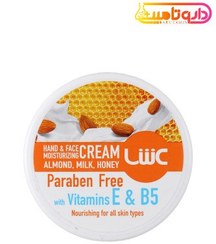 تصویر کرم مرطوب کننده عش مدل شیر عسل و بادام حجم ۱۰۰ میلی لیتر 